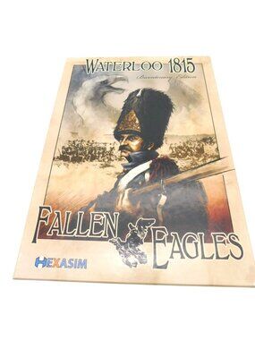 Waterloo 1815 Fallen Eagles Hexasim Board Game Bicentenary Edition Strategy War